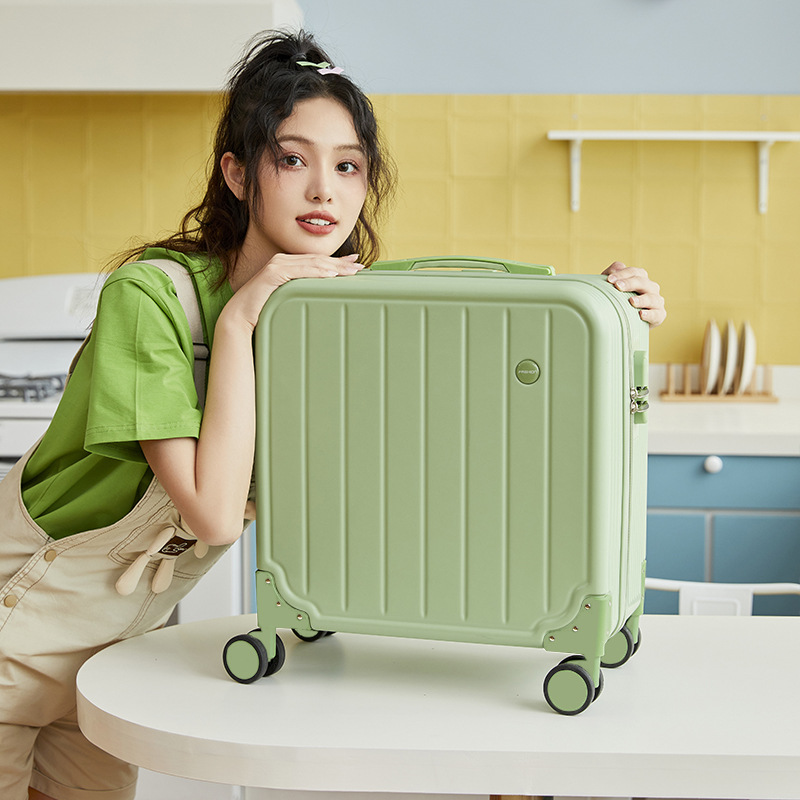 2024 nuevo maleta pequeña maleta de viaje para estudiantes de 20 pulgadas de alto valor rueda universal caja de trolley silenciosa al por mayor