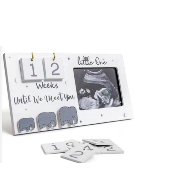 Recién nacido nacimiento hito foto conmemorativa de madera marco de fotos dormitorio sala de estar decoración marco de fotos bebé crecimiento disciplina