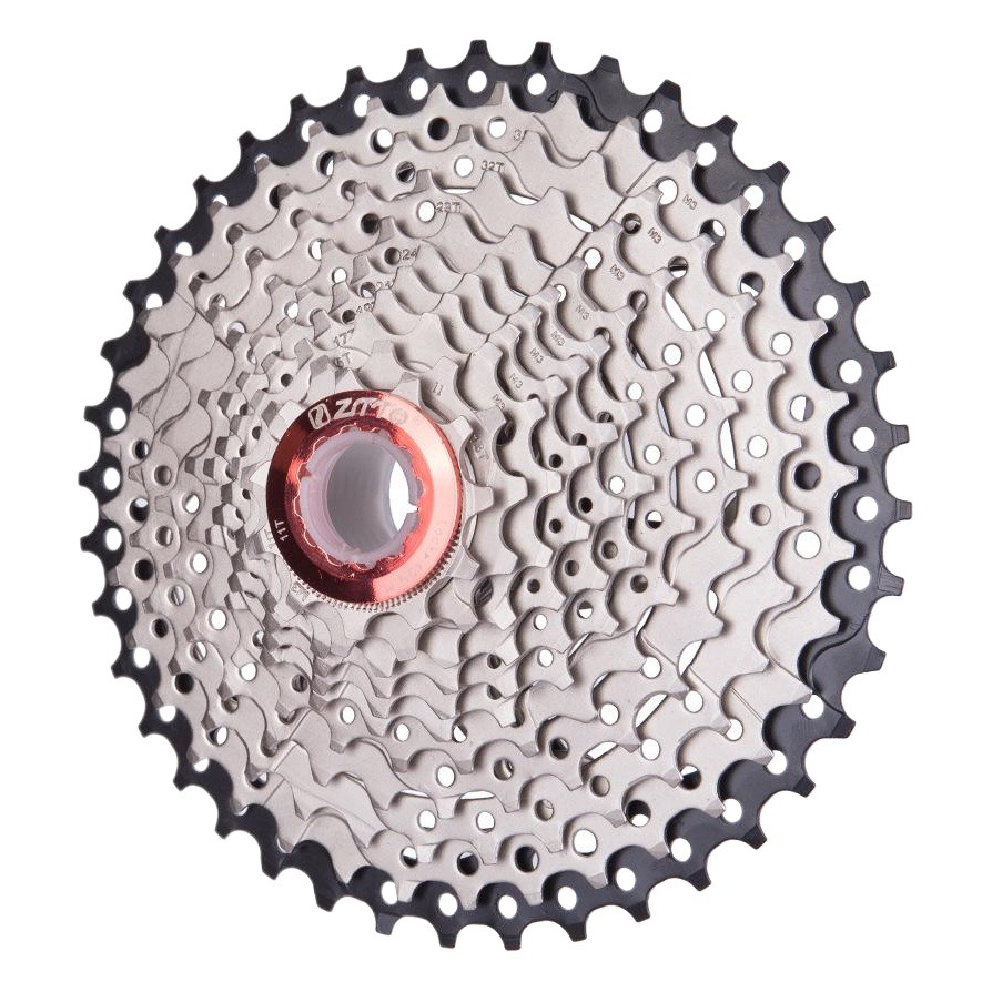 ZTTO transfronterizo 11 velocidades 40T33 velocidad bicicleta de montaña volante completo plata/plata negro engranaje de velocidad variable rueda de Torre