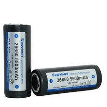 Keeppower 26650 5500mAh 3.6v手电筒电池 ICR26650 P2655C