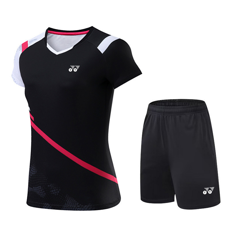 2024バドミントン服の新型エアバレーボール服セット男女カスタマイズ競技ユニフォーム運動訓練共同購入|undefined