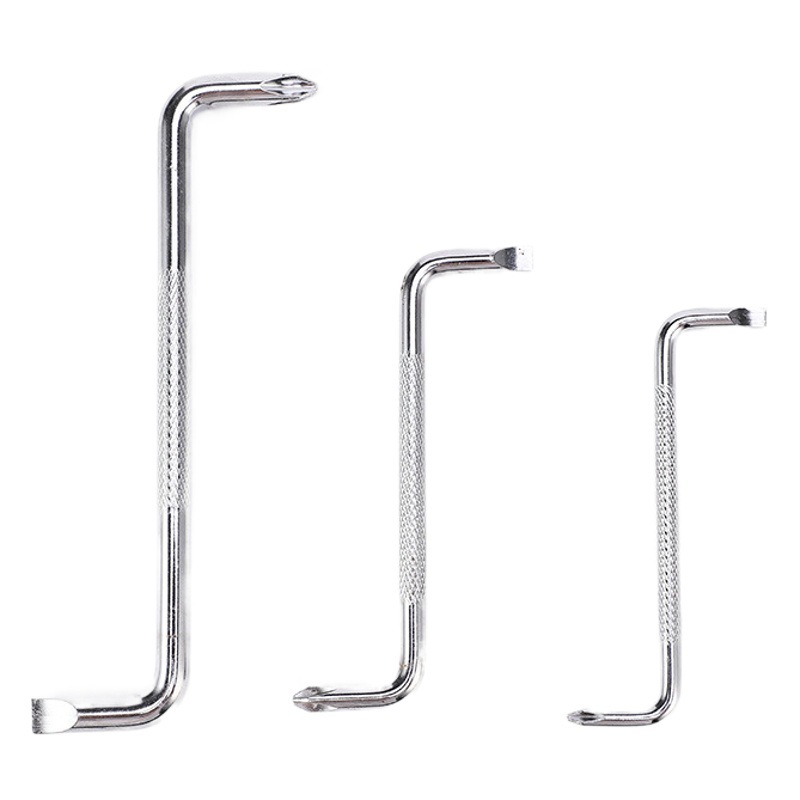 Venta directa de fábrica llave tipo Z Reparación de locomotora destornillador de codo en ángulo recto multifuncional cabeza de ciruela cruzada tornillo de doble propósito