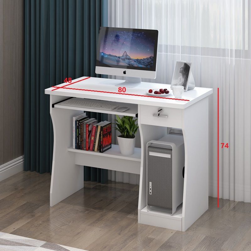 [두꺼운 조리대 25mm] 웜화이트 80cm