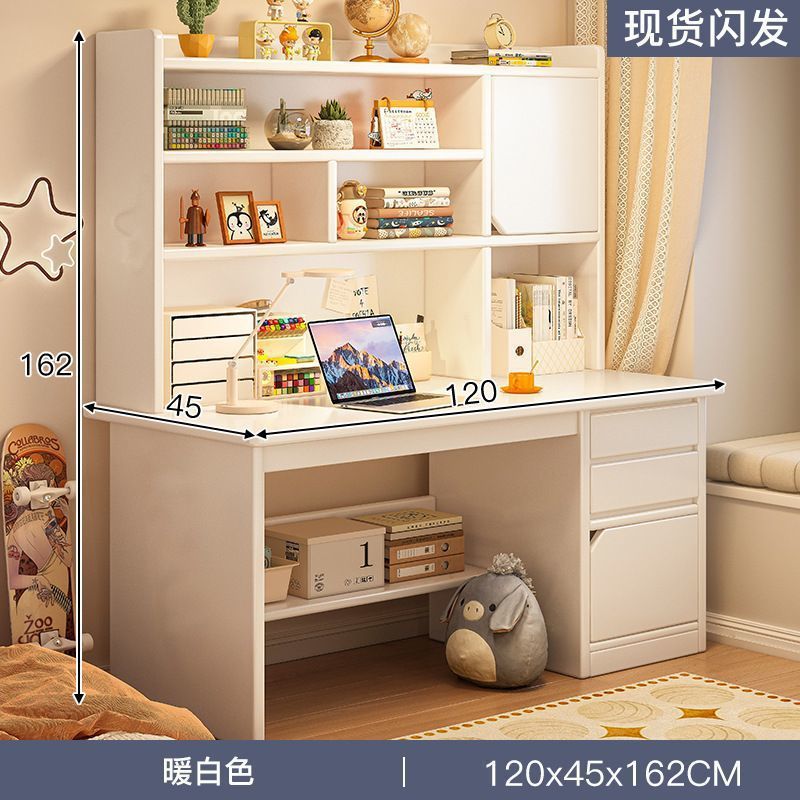 Nuevo escritorio de madera sólida estante en una librería combinada escritorio de escritorio de escritorio de escritorio dormitorio estudiantes simples