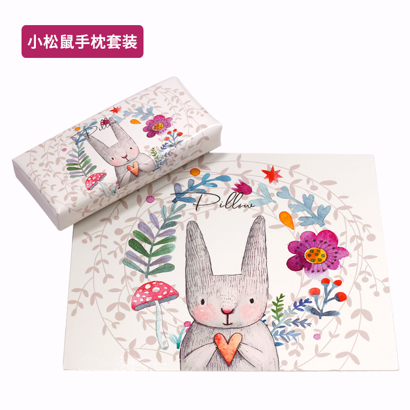 Traje de almohada de mano de soporte - ardilla pequeña