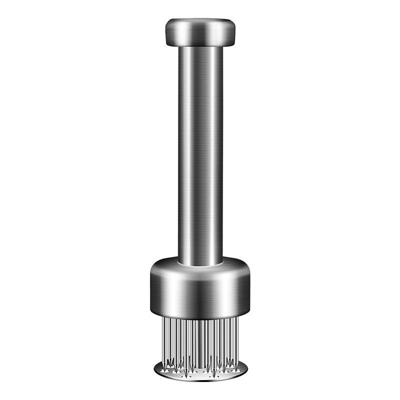 304 de acero inoxidable de carne de pino aguja de rebote automático diseño de carne tierna carne aguja cocina engrosada martillo de carne de vacuno tendón interruptor