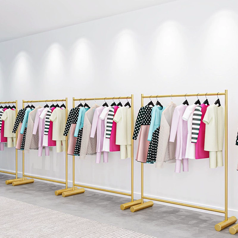 Магазин одежды вешалки полки напоенные полки для мужчин и женщин магазин одежды вешалка для одежды стеллаж