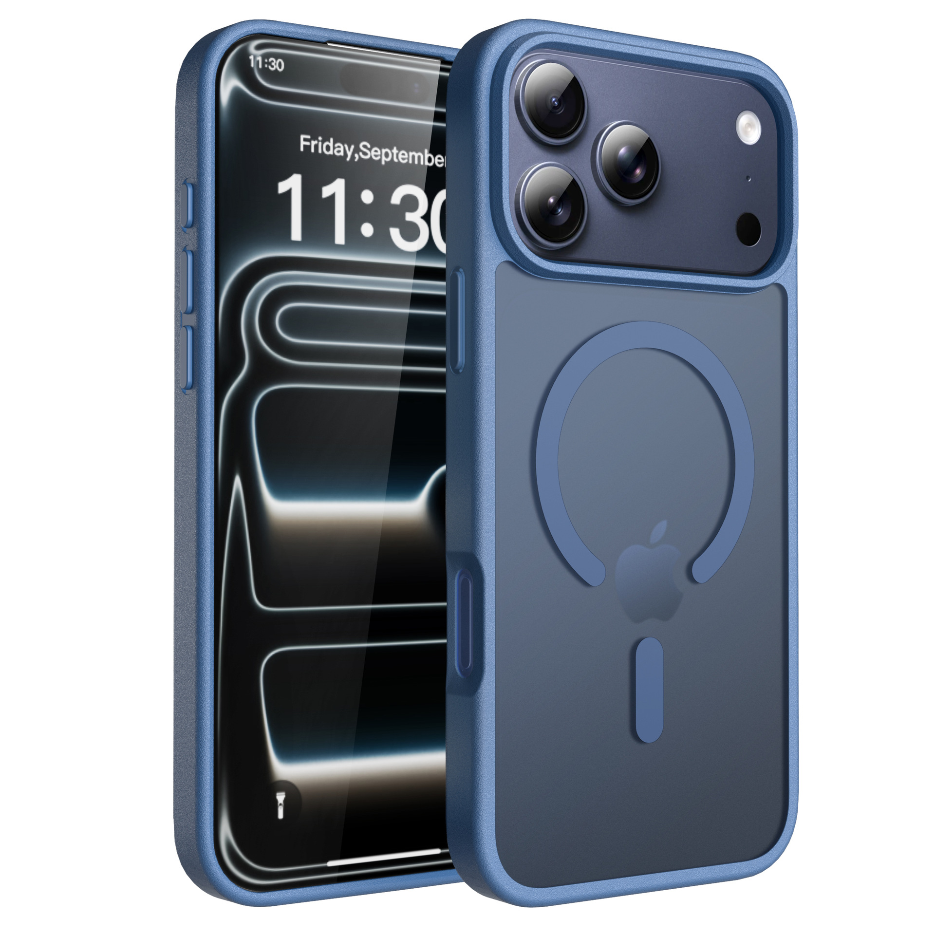 Funda Magnética para Celular para Apple 16 Plus y iPhone 17 Pro Max, TPU, Anti-caídas, Cobertura Completa