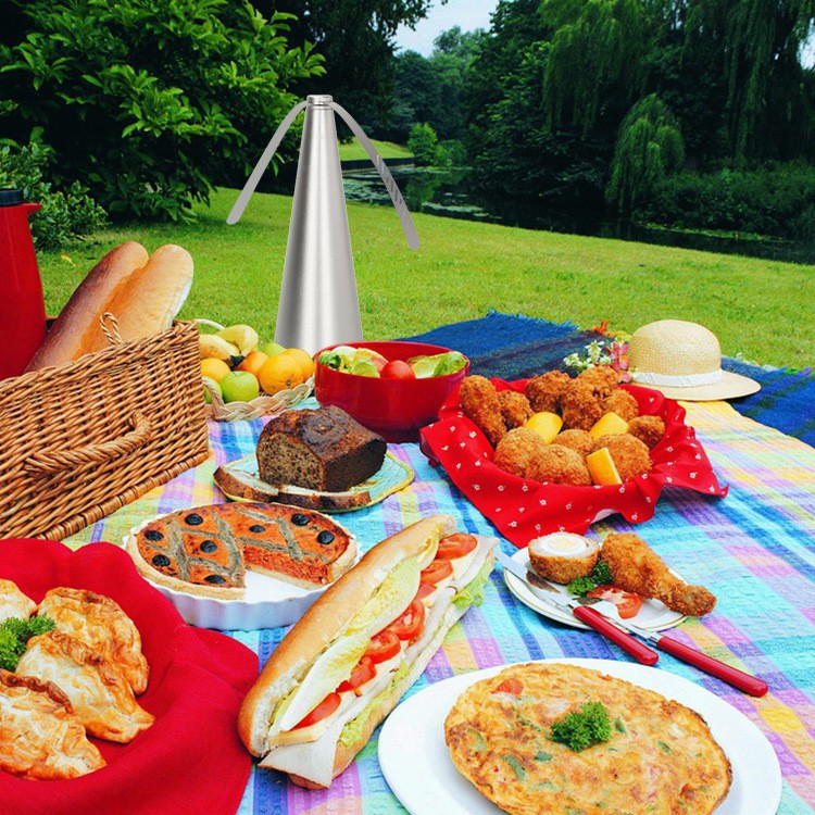 Silver Fly Repellent Fan