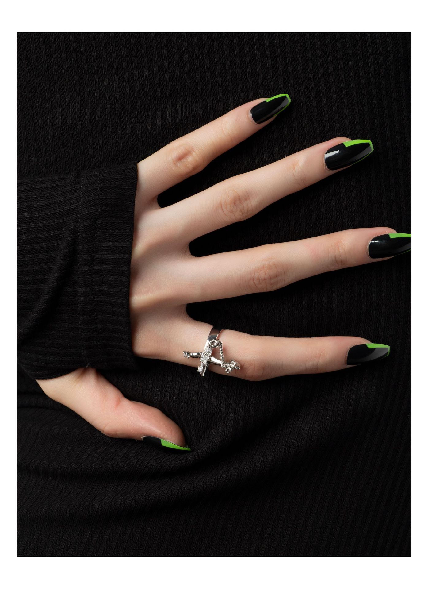 Retro Geometric Copper Plating Zircon Open Ring