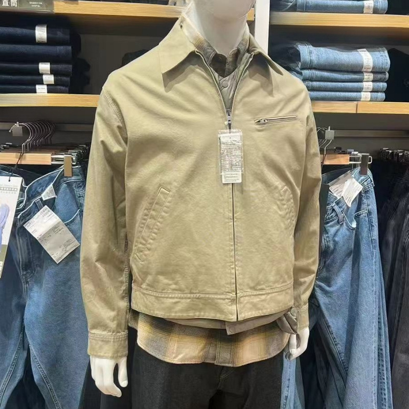 URAZ Men and Women Clothes Casual Zipper Jacket/Detroit Jacket Denim Coat U475681 476942