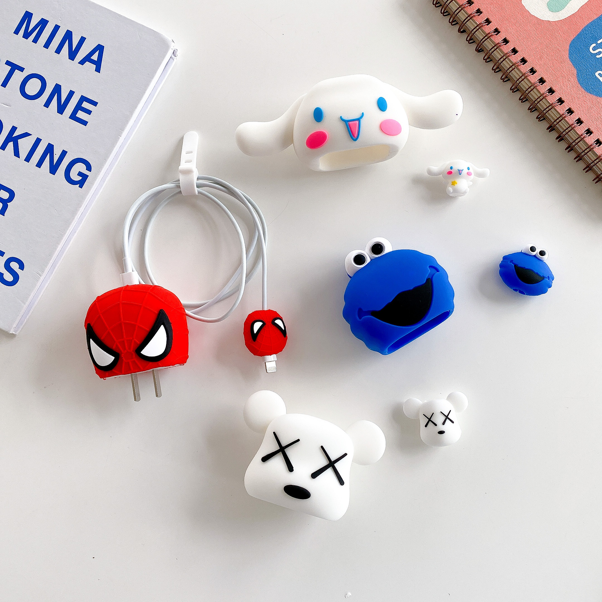 Apple, iPhone 20 charging, protective case, cartoon plug, new collection, 20W, 18W