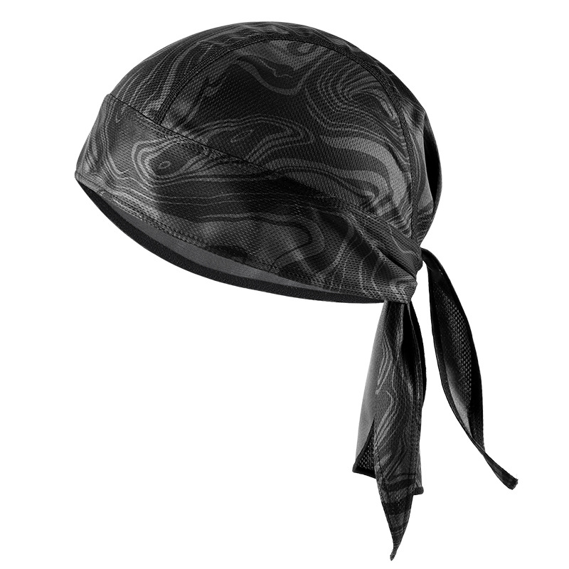 New Cross-Border Pirate Turban Hat Thin Breathable Outdoor Cycling Motorcycle Baotou Hat Sweat-Absorbent Quick-Drying Hat Men's Style