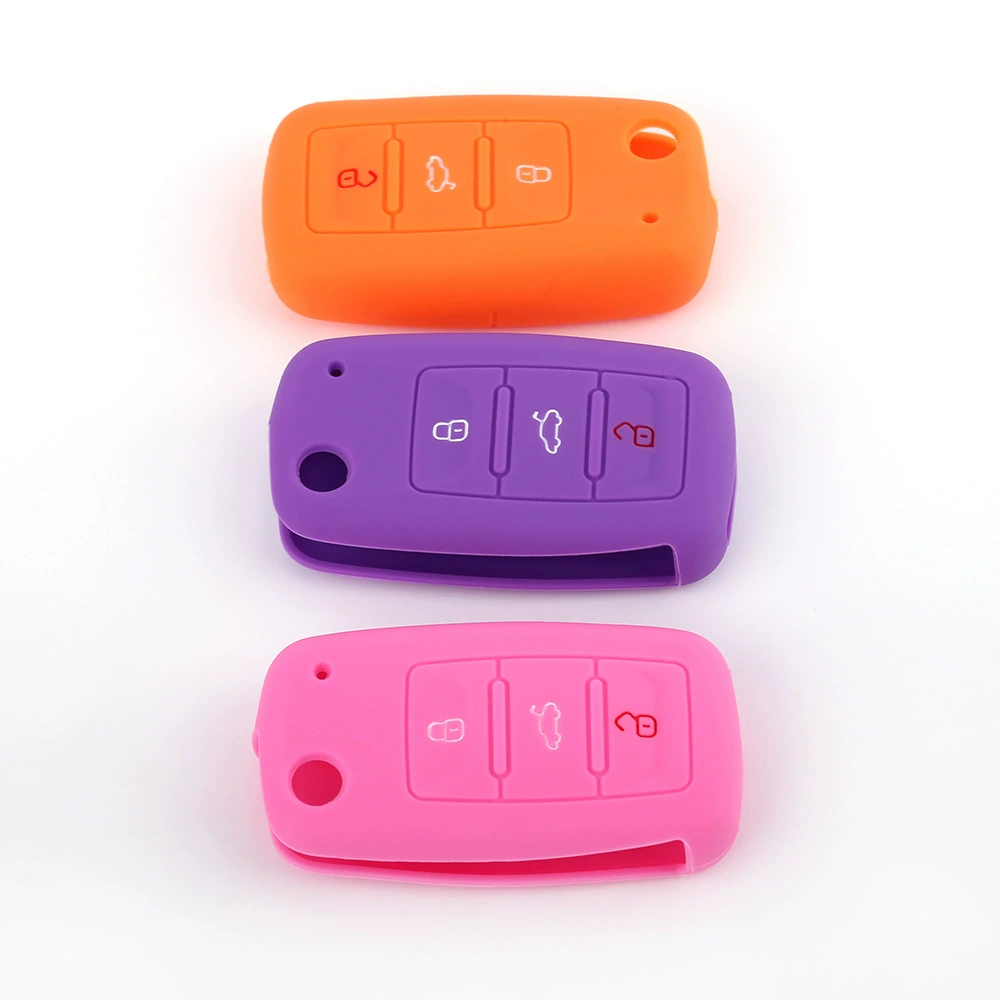 Подходит для силиконового чехла для ключей от гольф-кара Volkswagen Lavida Sagitar Passat Jetta Bora Santana Polo
