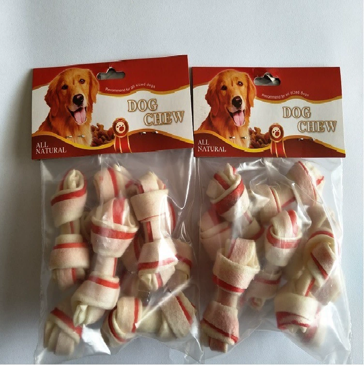 Специализируется на поставке 8 6,5 см воловьей кожи двухцветный узел Кость укус собаки коренной кости