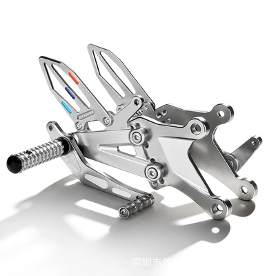 Suitable for Zhang Xue 500Rr Motorcycle pedals - hollow-model-liquid-silver