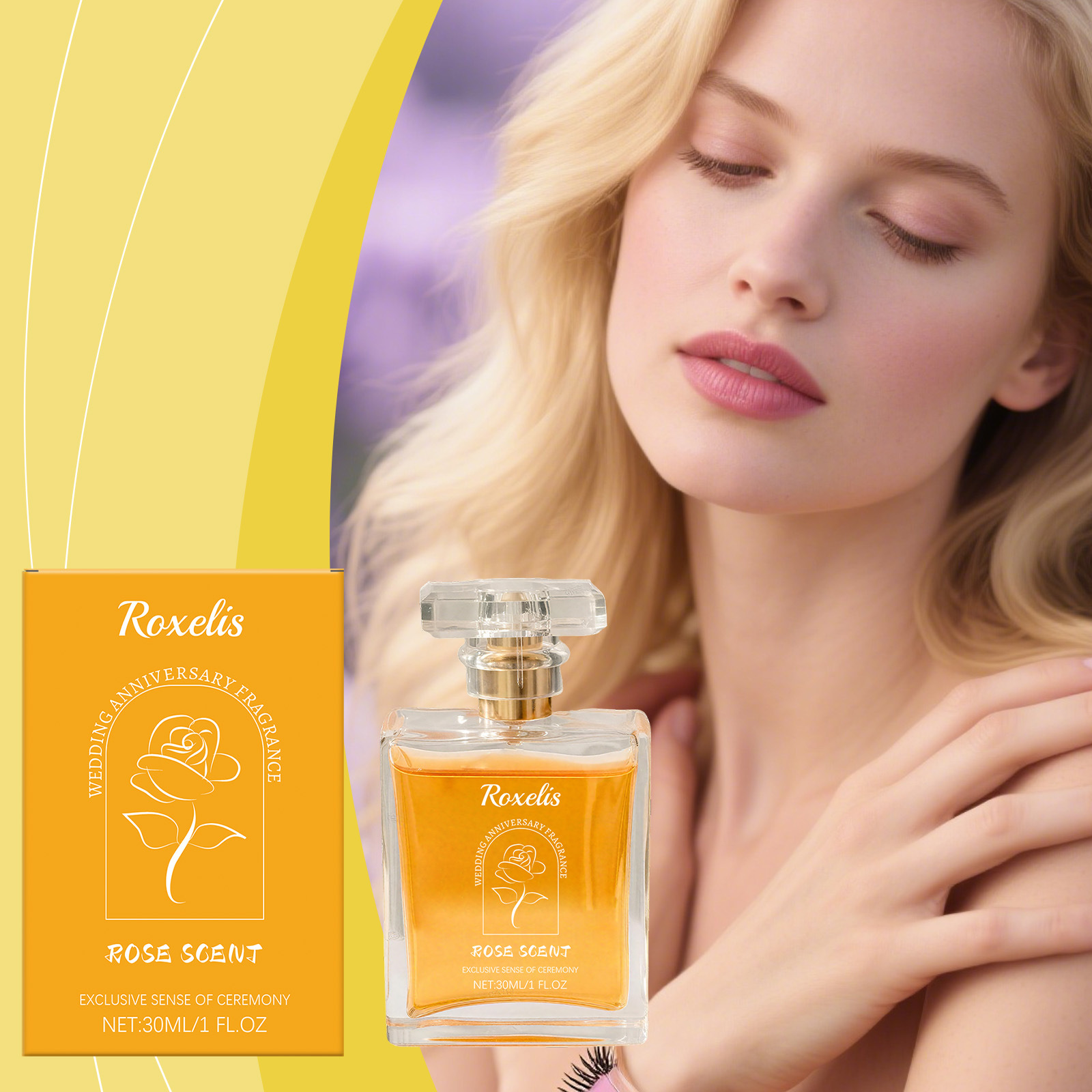 婚韵玫瑰纪念香氛 温和清新淡雅随身便携情侣约会舒适怡人香氛