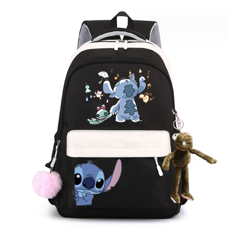 2024 encantador patrón de dibujos animados Stevie / Boy mochila escolar mochila de moda casual para hombres y mujeres