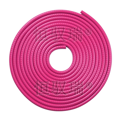 Qapı və bamper qoruyucu zolaqlar – Guards, Available in Multiple Colors - rose-red-5-meters