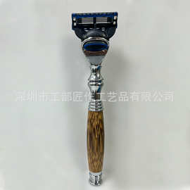 批发现货老式刮胡刀五层剃须刀刮脸刀男士手动剃刀竹子手柄送礼