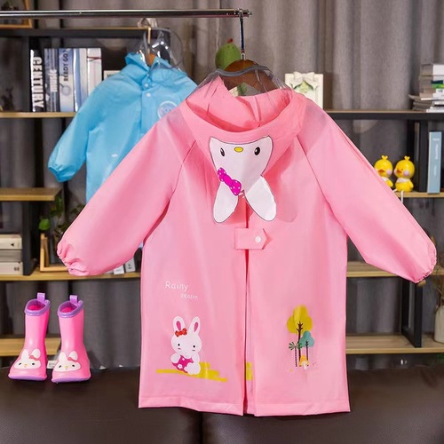 Children's raincoat, cute cartoon baby, children's cloak-style poncho, outdoor waterproof baby raincoat for boys and girls when going out