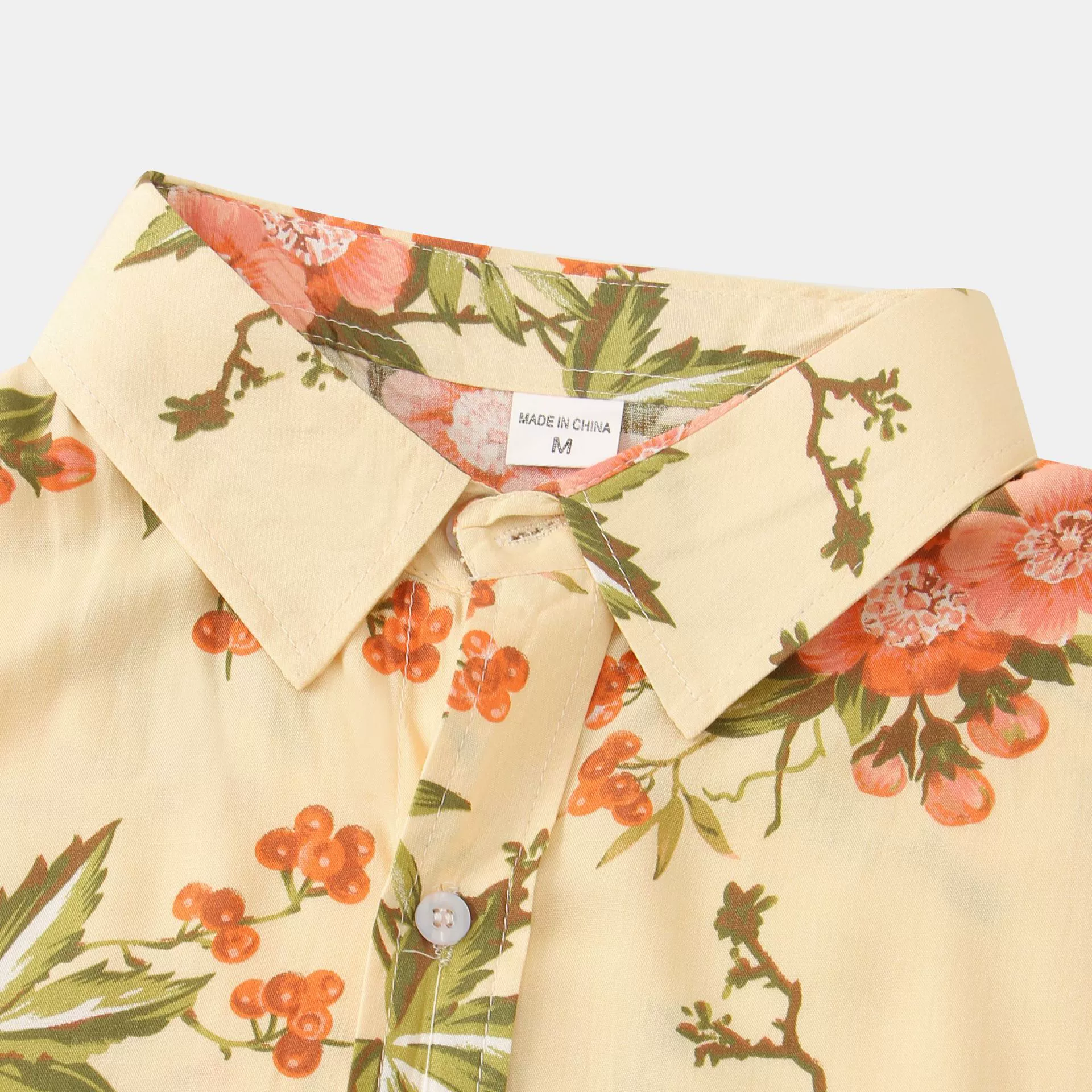 Мужская модная рубашка, европейский стиль, Aliexpress, ebay, городской стиль, с цветочным принтом, с коротким рукавом