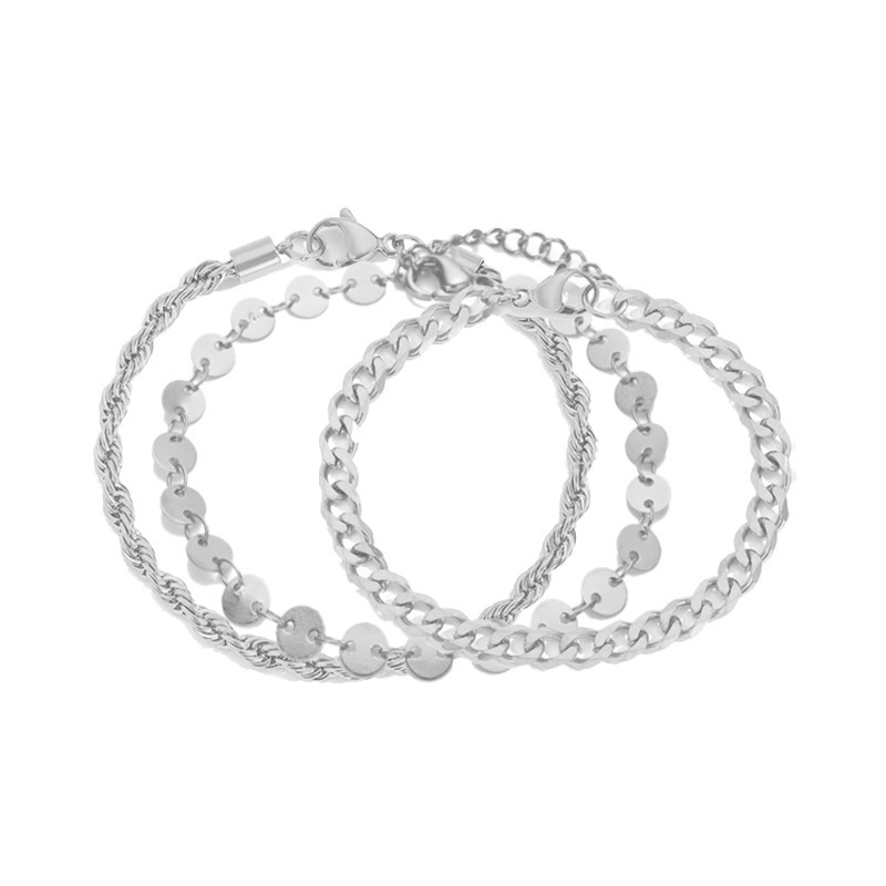 Minimalist & Stackable Layered Bracelets, Lightweight And Comfortable. Hypoallergenic, Kind To Sensitive Skin. A Subtle Way To Elevate Your Daily Look_voghion.com
