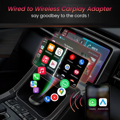 Wireless Carplay Box Suitable for Simsiz CarPlay və Android Auto