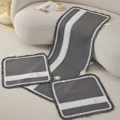 the driver's seat, long strip for the – Four Seasons Pad - dark-gray-pastoral-style-50x50cm-car-front-seat-cover-single-piece