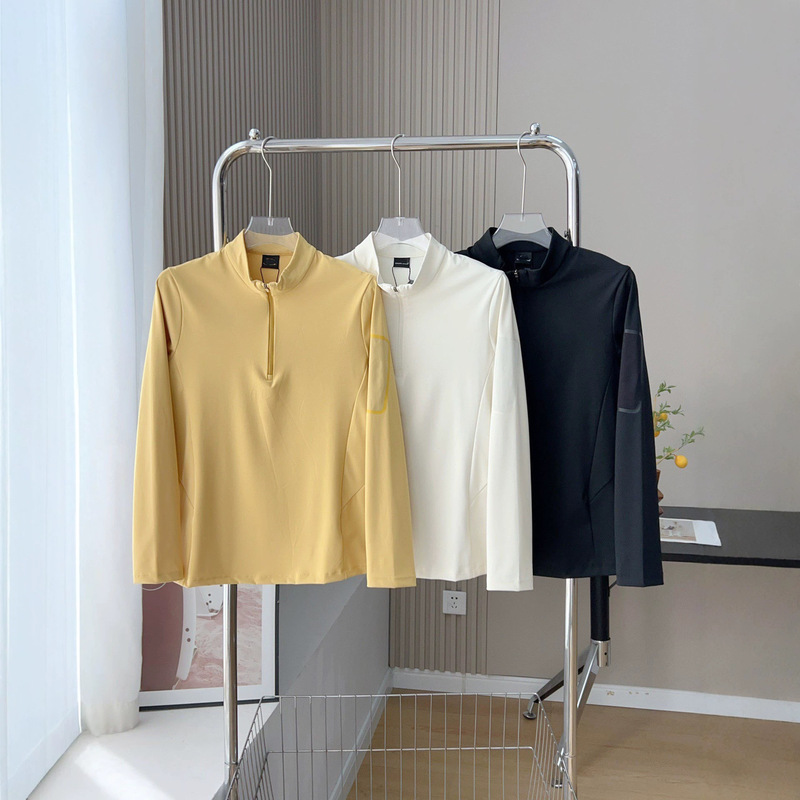Same style as Xiao Shu, cross-border autumn/winter women's half-zip sweatshirt, KL base layer long-sleeve quick-dry outdoor sports T-shirt Same style as Xiao Shu, cross-border autumn/winter women's half-zip sweatshirt, KL base layer long-sleeve quick-dry outdoor sports T-shirt