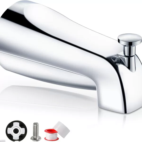 Factory Direct Bathtub Faucet, Side-Mounted Bathtub Pull-Out Spout, Cross-Border Export Faucet