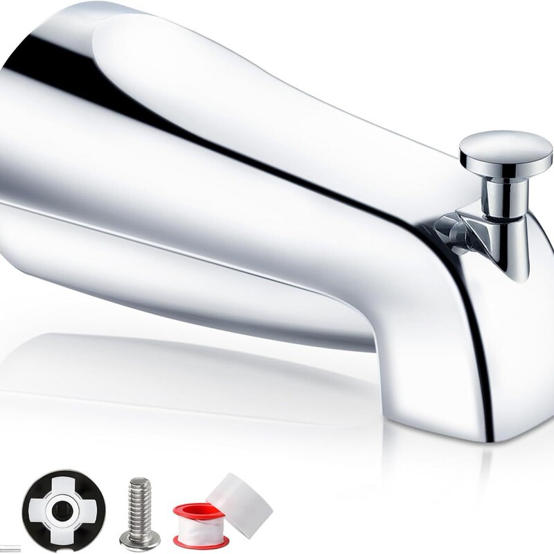 Factory Direct Bathtub Faucet, Side-Mounted Bathtub Pull-Out Spout, Cross-Border Export Faucet