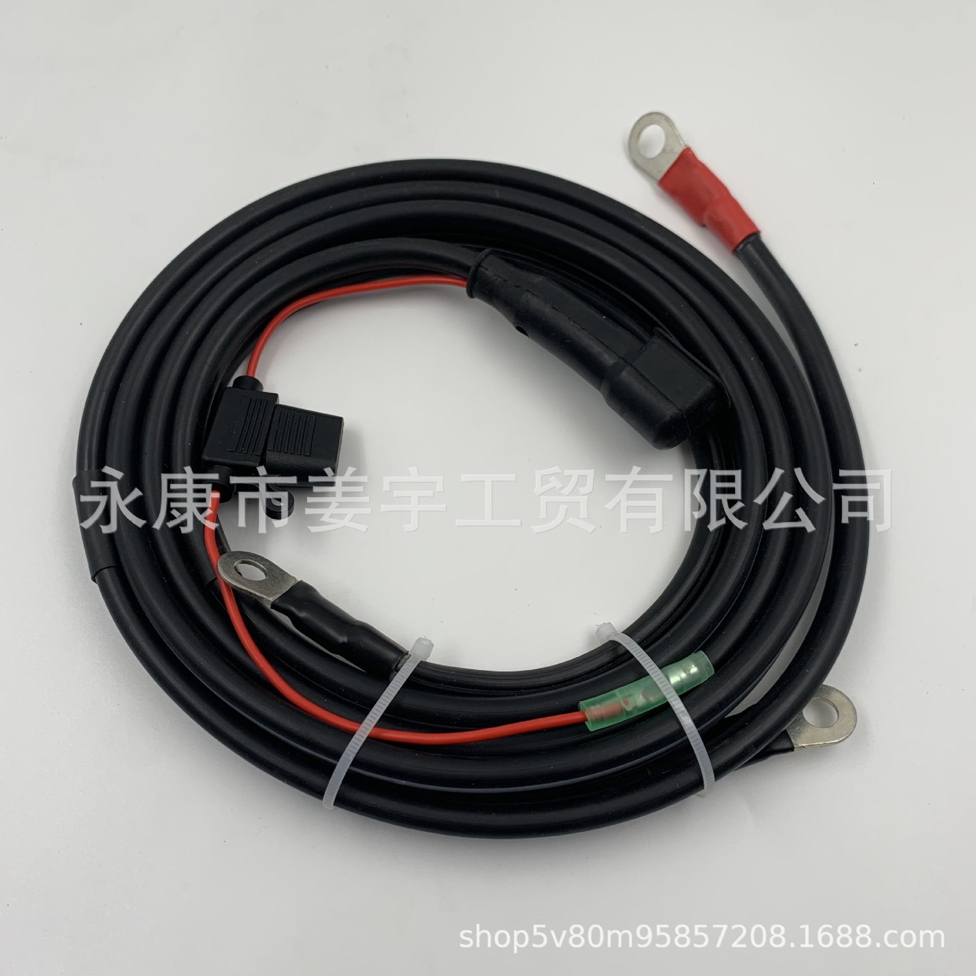 雅马哈船外机配件8平方2.2M电瓶线启动线手启动改电启动配件