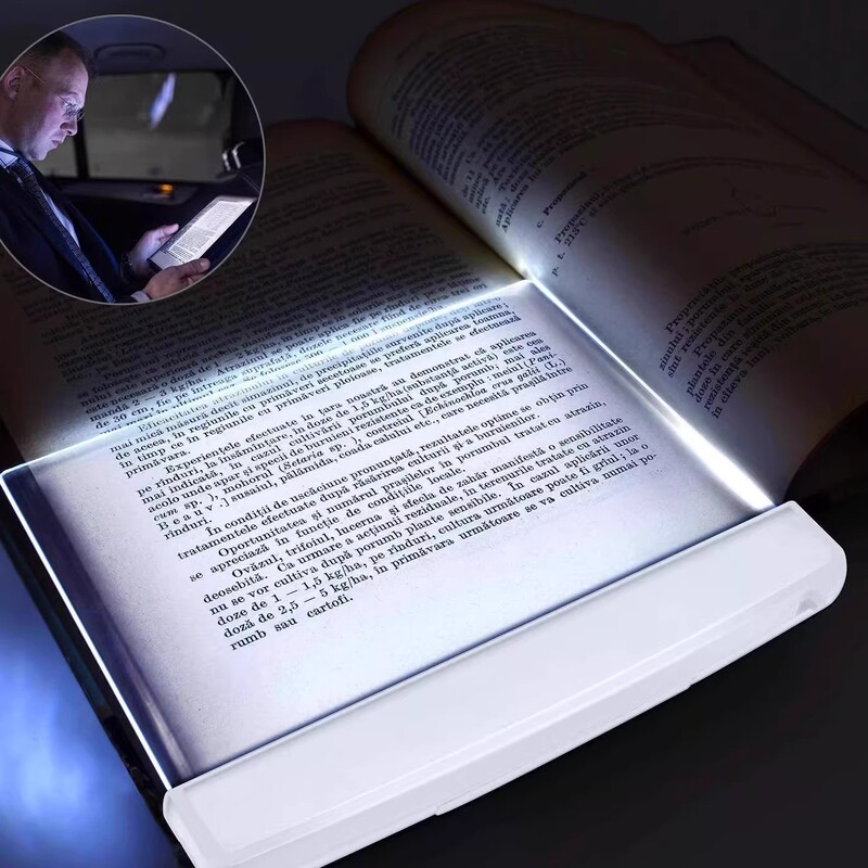 LED flat night vision reading light cartoon eye protection reading light student night reading light night reading light bright board reading light