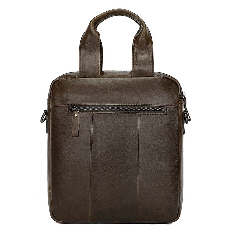 Laptop, leather one-shoulder bag, business version, genuine leather
