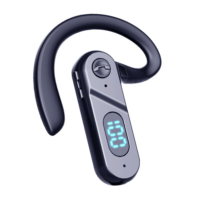 Костная проводимость Bluetooth наушники (V28) односторонние, шумоподавление, цифровой LED, Bluetooth 5.2
