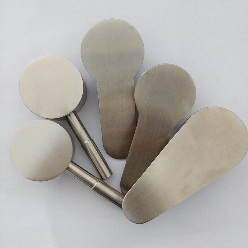 In-Stock Stainless Steel 304 Faucet Handle Basin Hot and Cold Water Mixing Valve Core Switch Handle Lever Brushed Finish