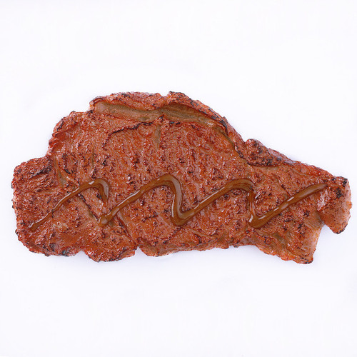 Factory hot-selling PVC simulated food play accessories DIY model steak steak model live broadcast photography props