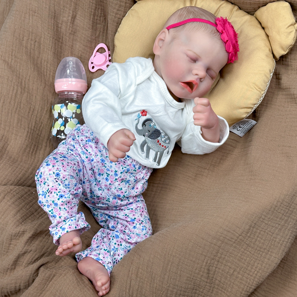 Muñeca visible TW pesada seda de sangre vena INA pulgada simulación transfronteriza fuente muñeca pintada a mano 18 bebés