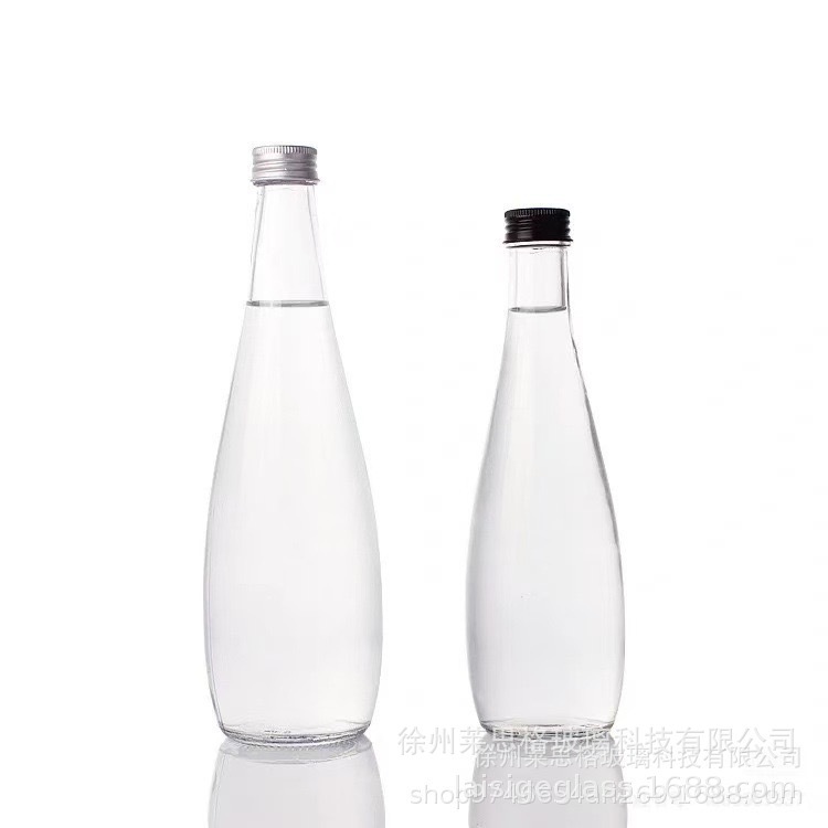 スポット卸売ガラスボトル Ebay ミネラルウォーター透明飲料ボトルサブボトル空ボトル印刷可能なロゴ生産包装|undefined
