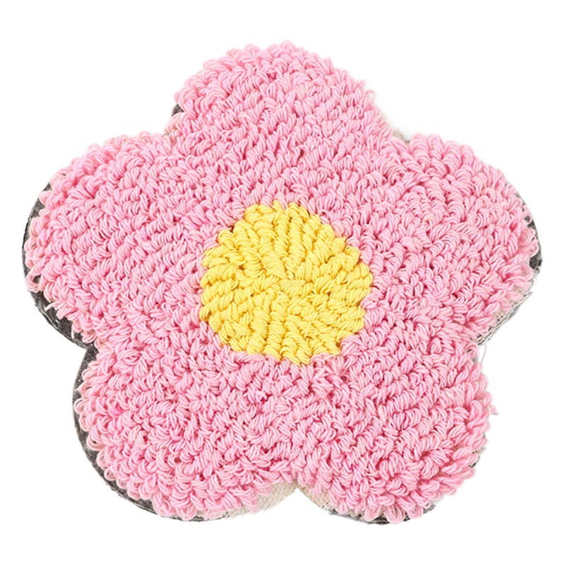 Tufted lazo toalla bordada montaña procesable patrón transfronterizo sala de estar comedor hogar fresco montaña placemat