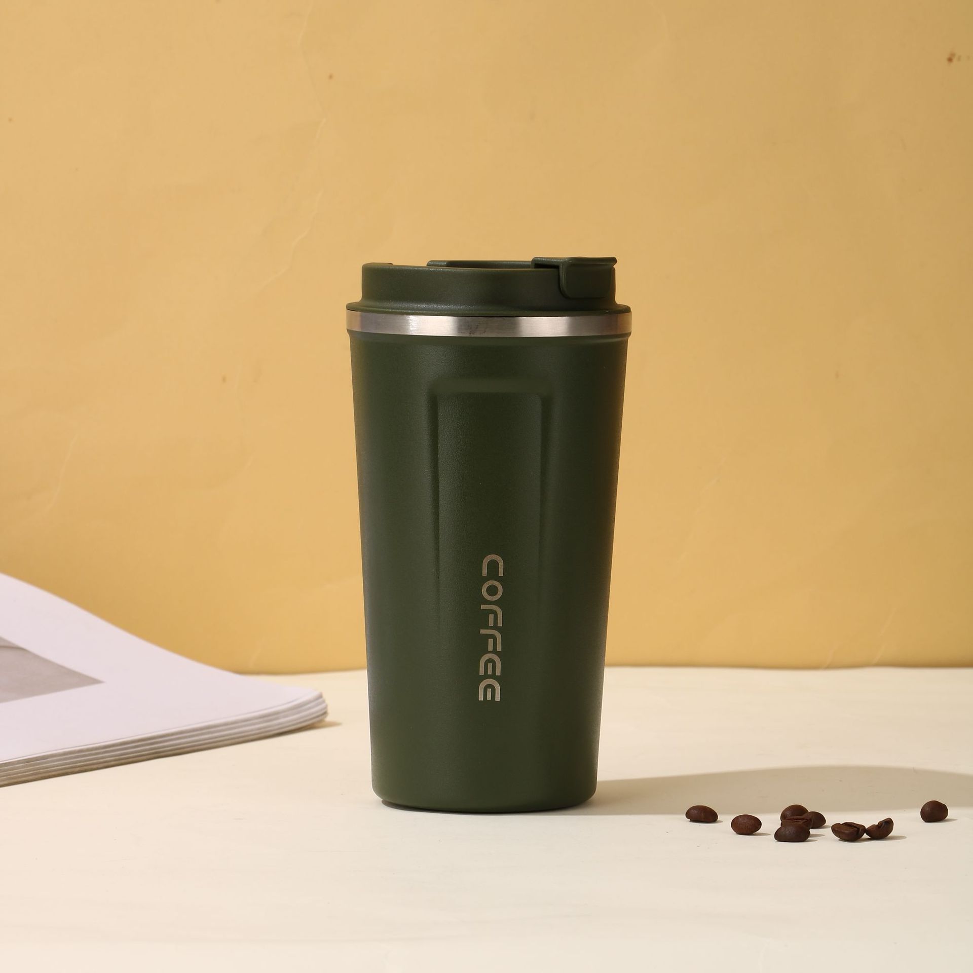 Casual Letter Solid Color Stainless Steel Thermos Cup display picture 3