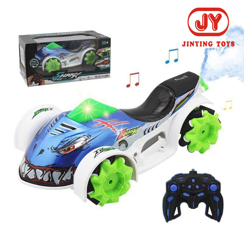 Transfronterizos Amazon Shark Truck Spray Coche de control remoto Coche de juguete Coche de deriva Coche inalámbrico Crossroad Coche de escalada
