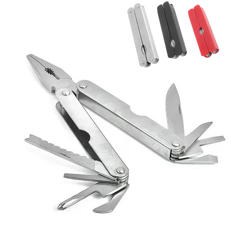 经典款8712全不锈钢多用钳 便携应急礼品折叠刀钳