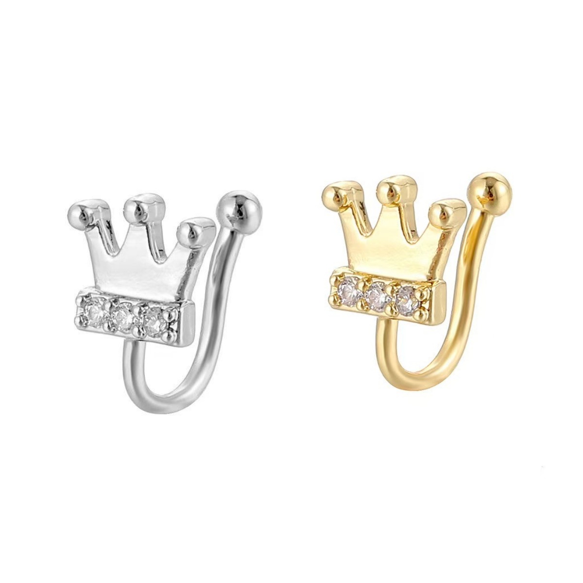 Pointed titanium steel lip stud product view