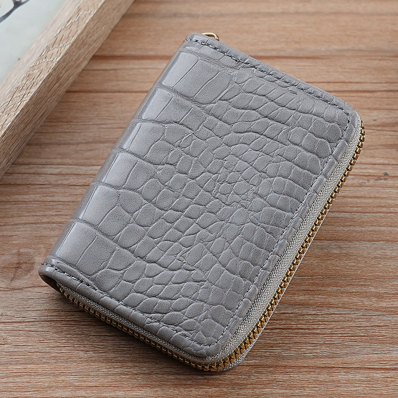 Tarjetero para mujer, tarjetero antideshimagnetización, tarjetero con ranura para múltiples tarjetas, tarjetero corto de acordeón de gran capacidad para hombre, bolsa de cosméticos para tarjetas bancarias