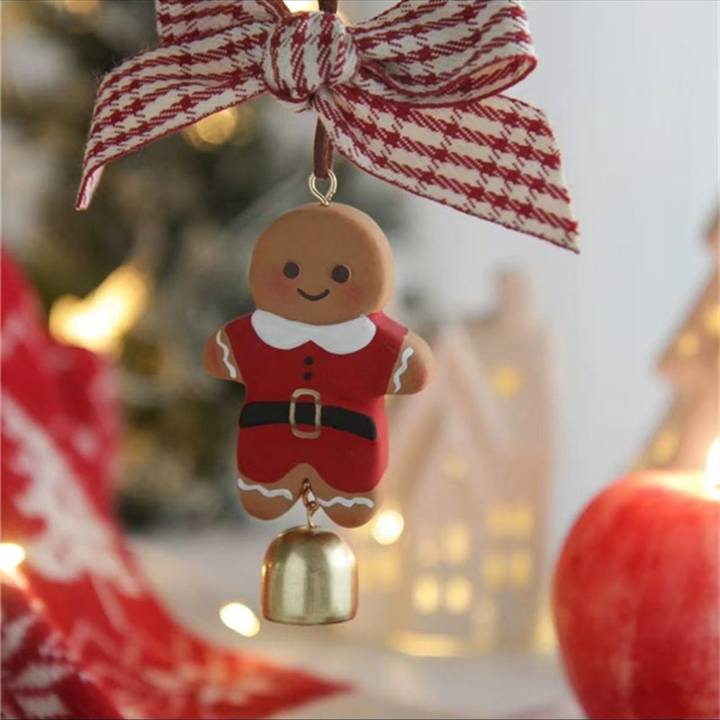 산타 진저브레드맨 펜던트