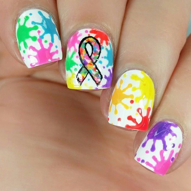 Multi-Color Painted Short Square Fake Nails Care for Women's Manicure Pieces 24 Pieces Cross-Border Takeaway Finished Products Wholesale