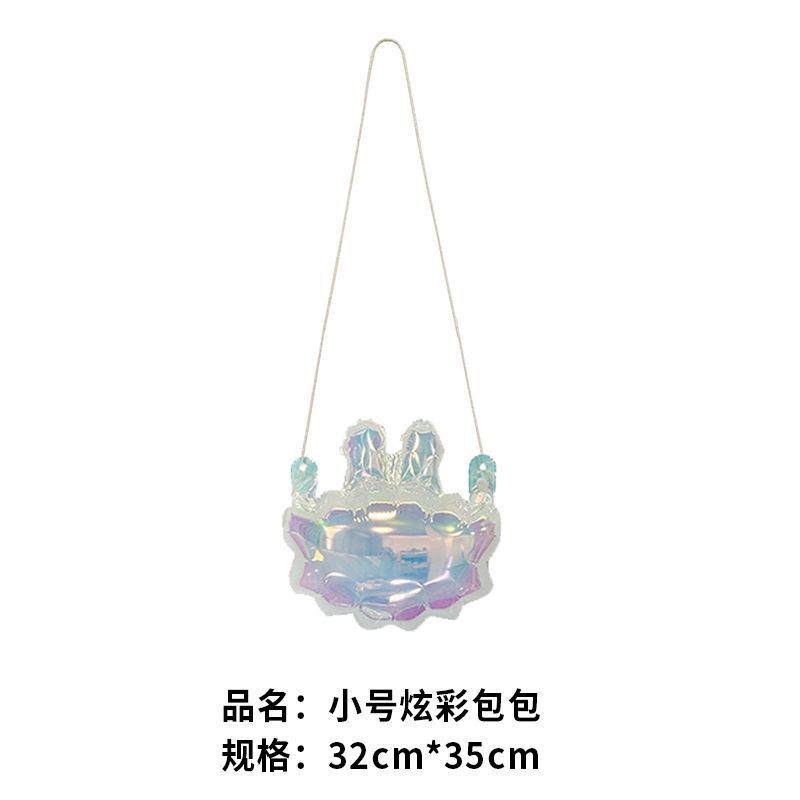 赤い本ins風が輝いてかわいい女の子が風船をかばんします。|undefined