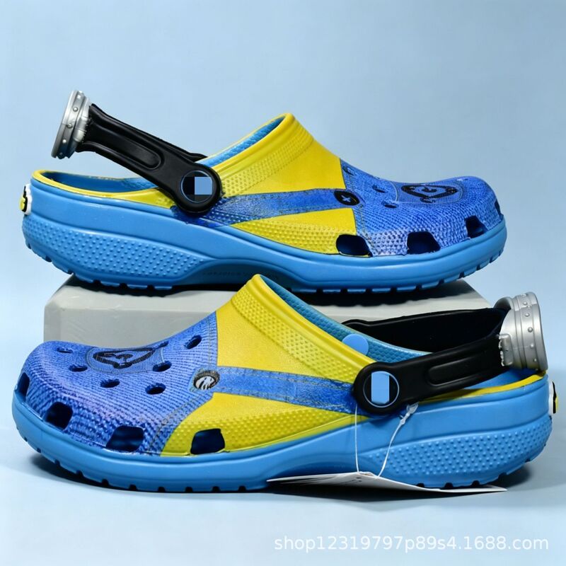 2025 New Minion Overalls Children's Clogs Outdoor Non-Slip Beach Clogs Kids Shoes 209489 2025 New Minion Overalls Children's Clogs Outdoor Non-Slip Beach Clogs Kids Shoes 209489